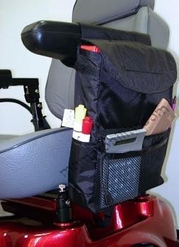 New Power Wheelchair/Scooter Large Armrest Bag