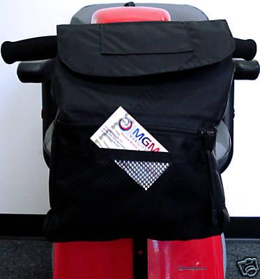 Power Scooter Deluxe Tiller Basket Bag