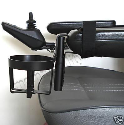 Scooter Power Wheelchair Molded Cup Holder Universal